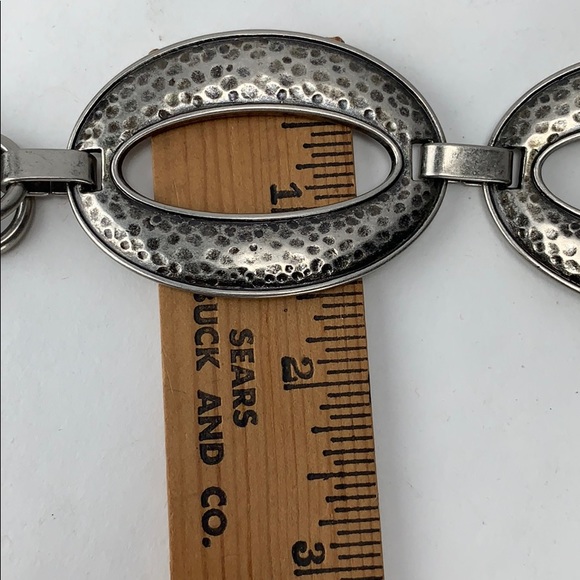 Fossil Silver Metal Belt - Picture 7 of 8